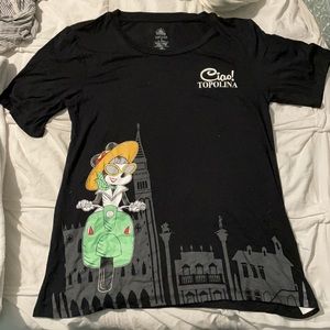 Disney Epcot Italy World Showcase Minnie Ciao Topolino Shirt